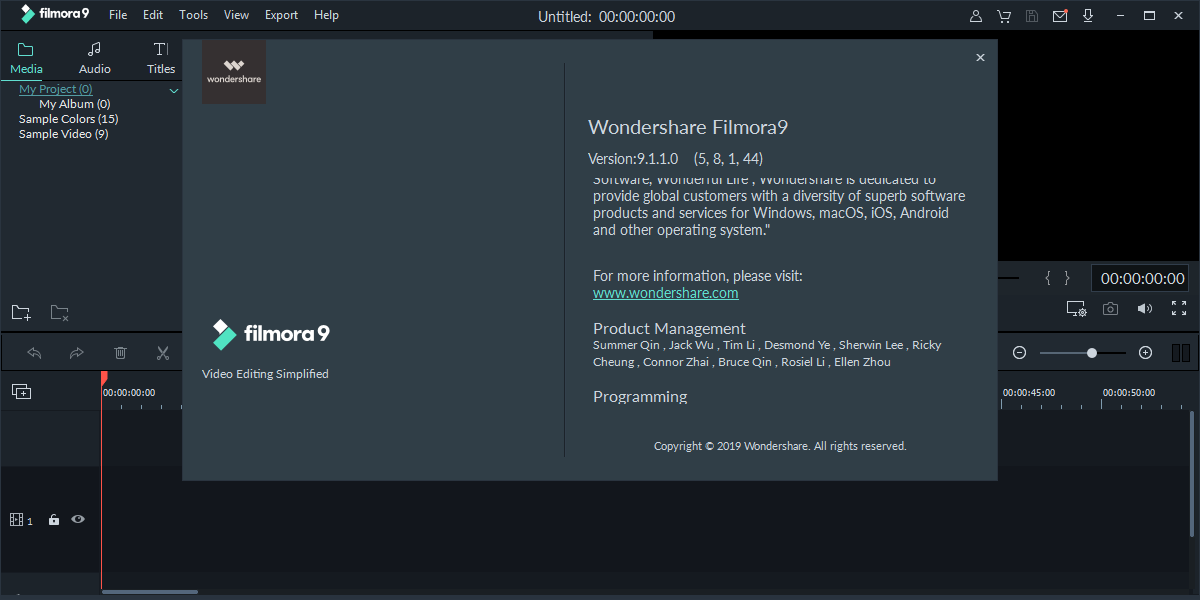 Wondershare Filmora 9.1.5.1 | Katılımsız
