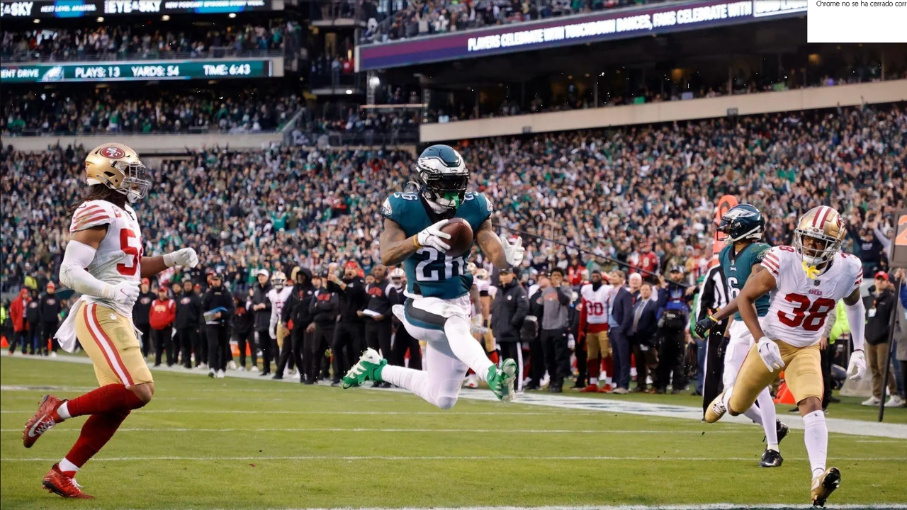 Philadelphia avanza al Super Bowl LVII tras aplastar a San Francisco