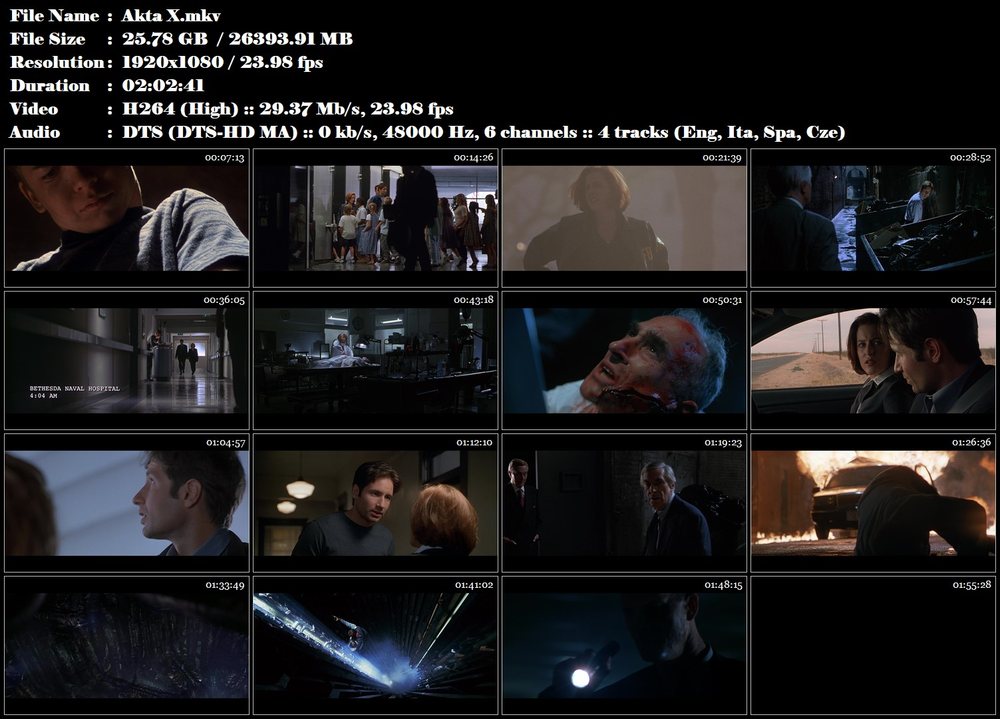 Re: Akta X - Film / The X Files (1998)