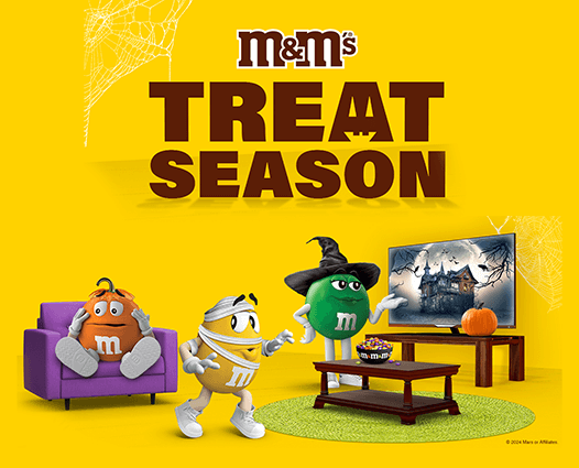 Win Big in M&M’s Halloween 2024 Sweepstakes: Daily Prizes and Grand Home Theatre Makeover