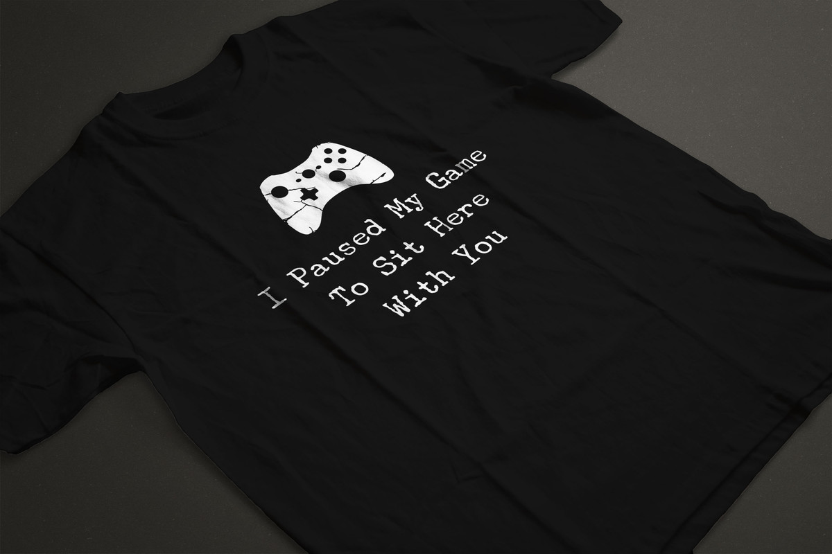 Ich Verharrte Ich Spiel Hier Zu Sitzen Und Mit Ihnen Xbox Gamer Lustig Mmo Fps Rpg T Shirt Ebay