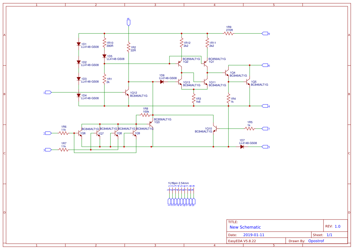 Schaltung TA7317P mit diskreten Bauteilen