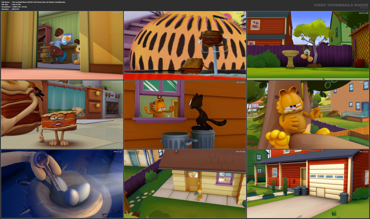 The Garfield Show S01E01-E02 Pasta Wars & Mother Garfield.mkv