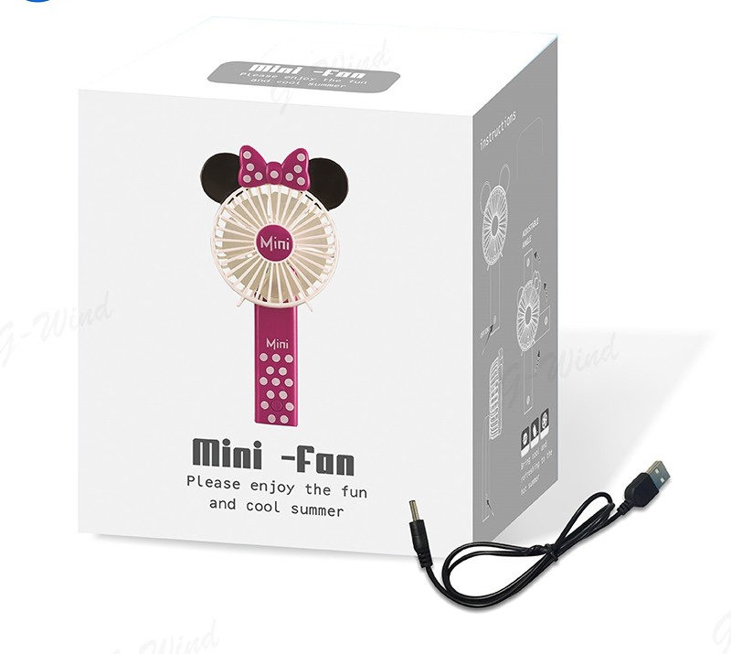 G-Wind MK55-58 Handheld Fan, Cartoon Design Mini Fan, Can be used as a desk fan, Convenient to carry.