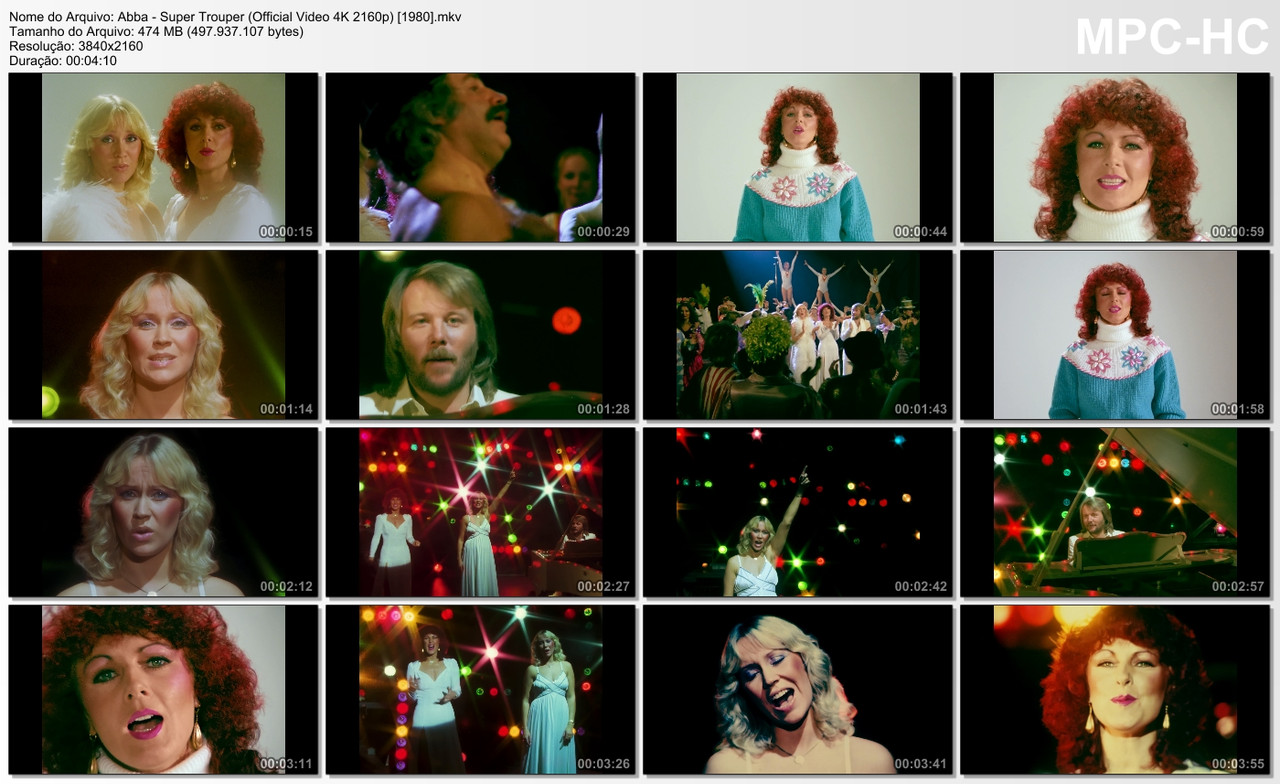 ABBA - Super Trouper (Official Video 4K 2160p) [1980]