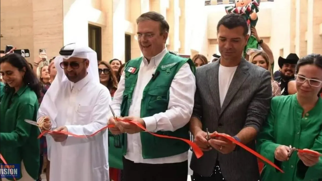 Marcelo Ebrard inaugura el Centro México Qatar 2022