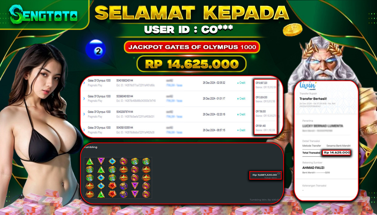 BUKTI PEMBAYARAN SLOT GATES OF OLYMPUS 1000