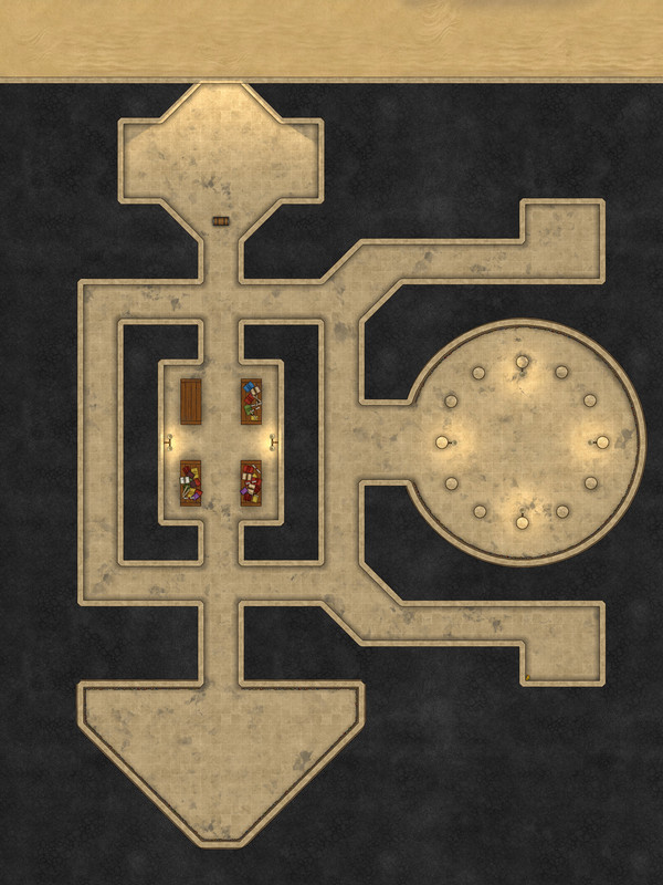 E 33x44 Ground nogrid lights