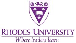 Rhodes university logo