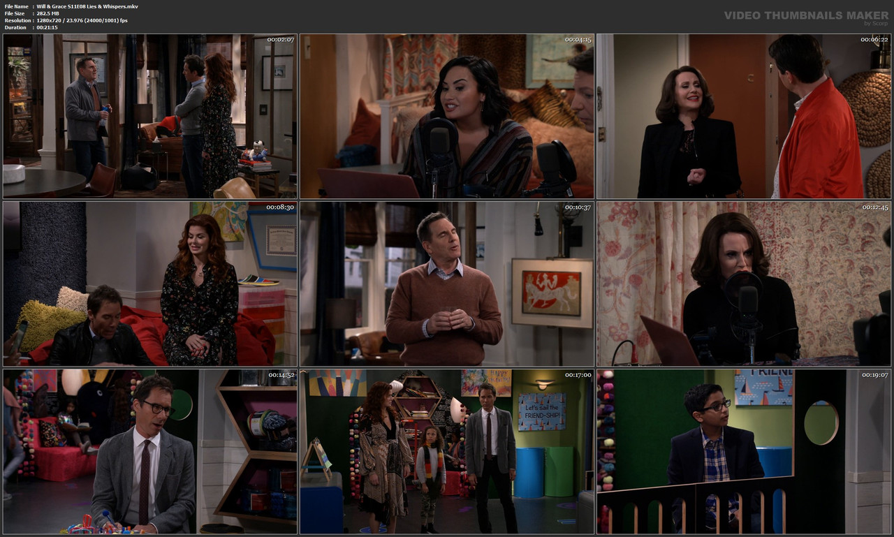 Will & Grace S11E08 Lies & Whispers.mkv