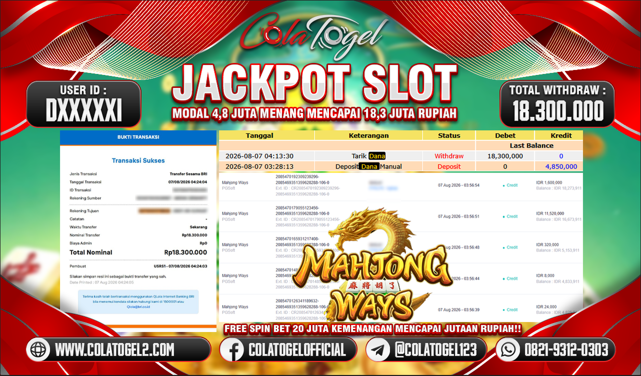 JACKPOT SLOT GACOR!!
