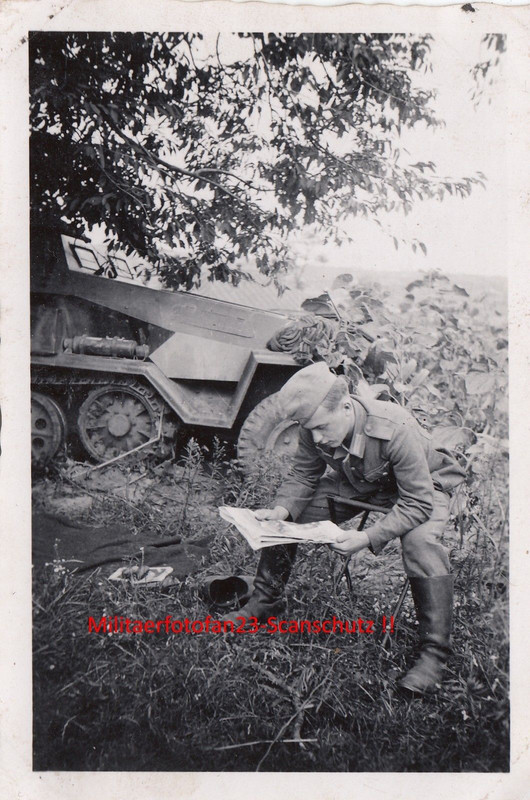 7.Pz.Div.in Rußland Panzer-Beobachtungswagen u.S