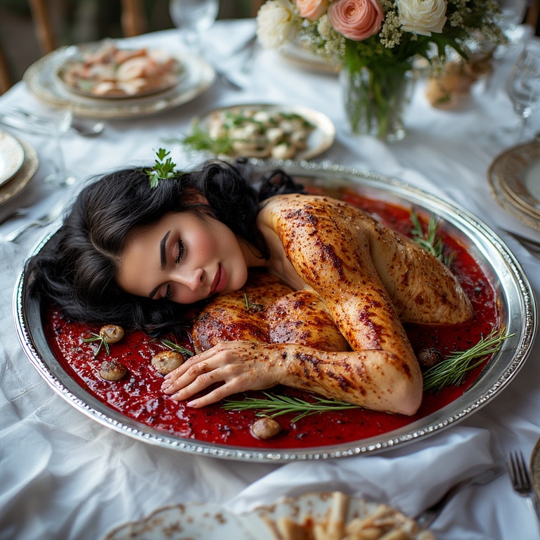 Garden wedding wom served Blackh series B 0 18