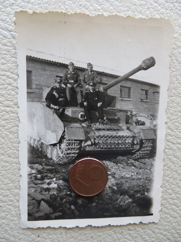 Orig. Foto PANZER IV lang Russland Schürzen
