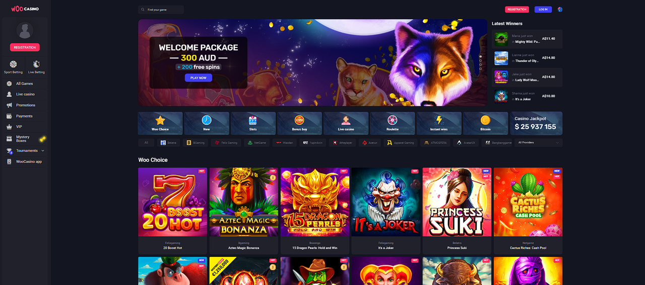 Woo Casino Website Australia