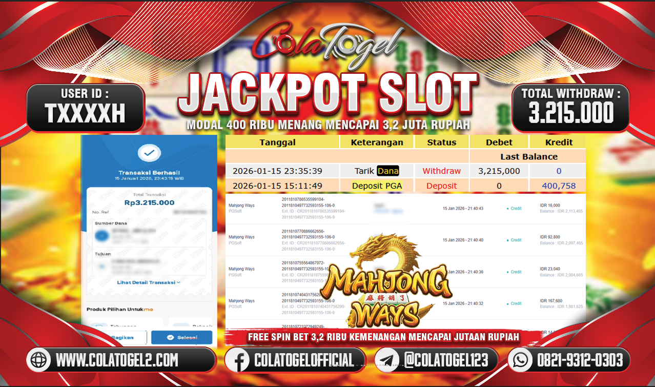JACKPOT SLOT GACOR!!
