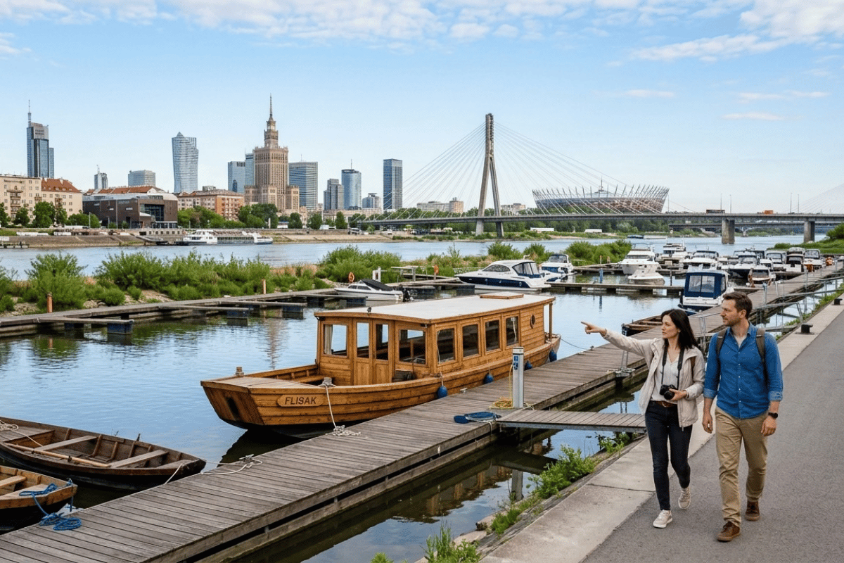 Powiśle i Port Czerniakowski w jeden dzień - spacer, rejs i atrakcje