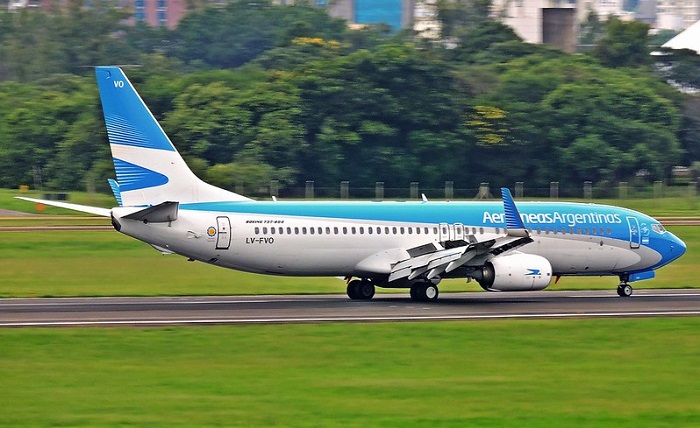 Ilustrasi maskapai Aerolineas Argentinas. Penerbangan Aerolineas Argentinas AR1133 dari Madrid ke Buenos Aires mengalami turbulensi parah pada Rabu (19/10/2022) lalu.