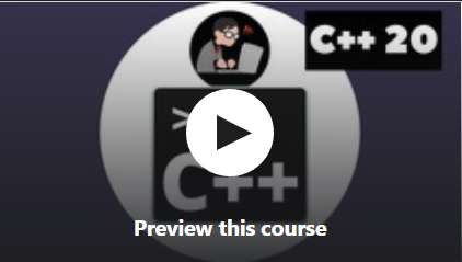 The C++20 Masterclass : From Fundamentals to Advanced | Udemy