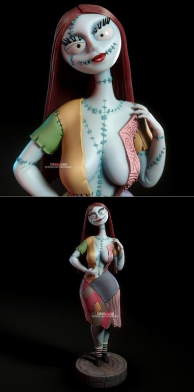 Sally Skellington - Torrida Minis – 3D Print