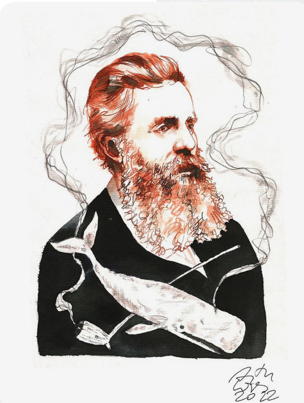 Herman Melville portrait
