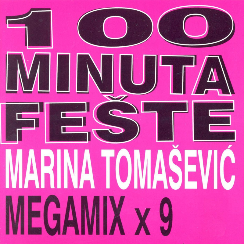 Marina Tomasevic 100 Minuta Feste front