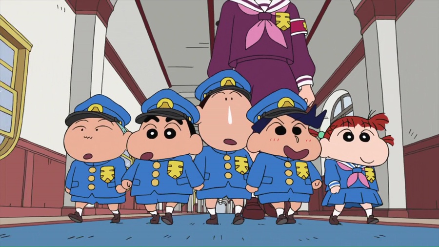 Crayon Shin-chan: Shrouded in Mystery! The Flowers of Tenkazu Academy 2021 BluRay [Hindi + Japanese] 480p, 720p ESub Screenshot