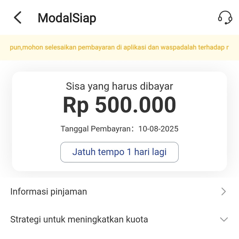 Jatuh tempo dan biayanya