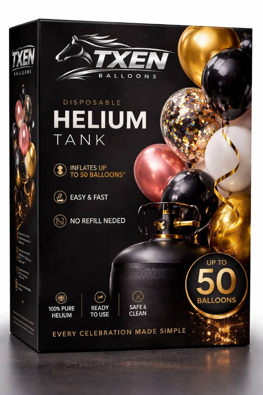 Helium tank for 50 balloons