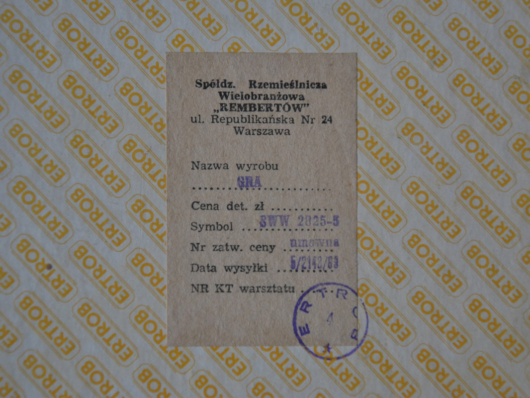Komandosi - kwit na denku pudelka