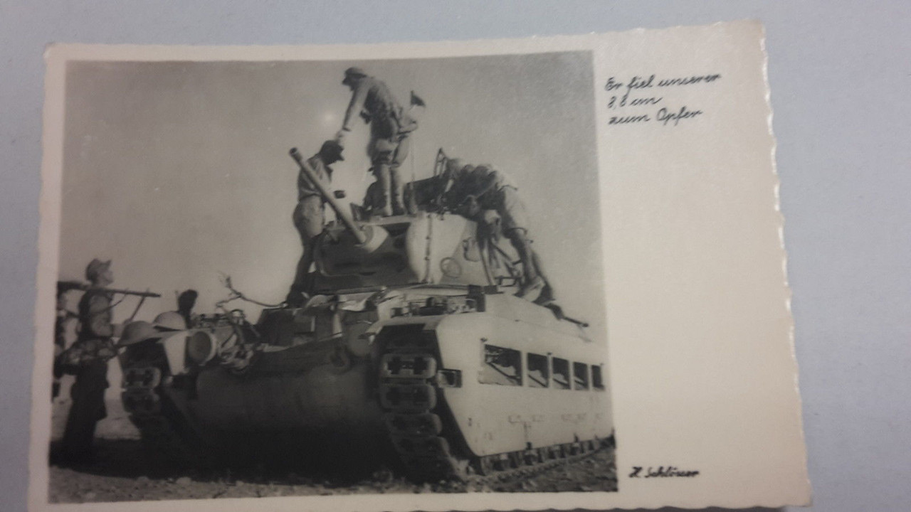 Foto-AK Afrikakorps 2. Weltkrieg H. Schlösser
