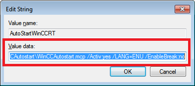 Autostart WinCC Autostart WinCC