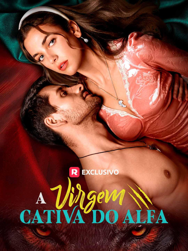 Capa da novela A Virgem Cativa do Alfa