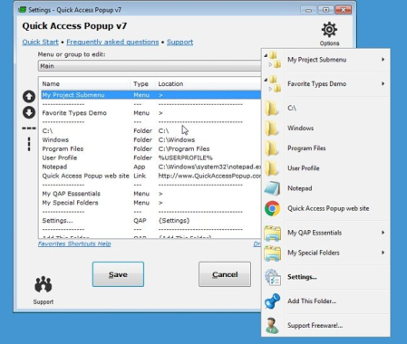 Quick Access Popup 11.3.0 Multilingual