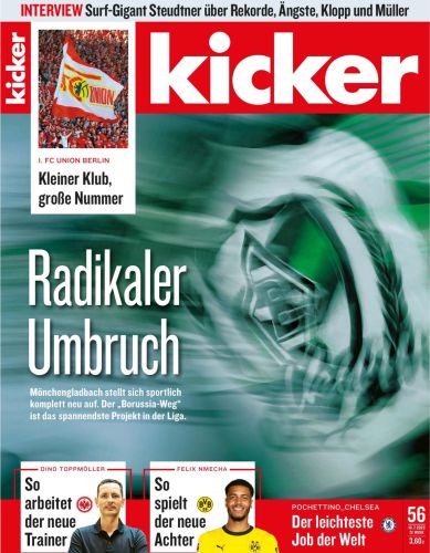 Cover: Kicker Sportmagazin No 56 vom 10  Juli 2023