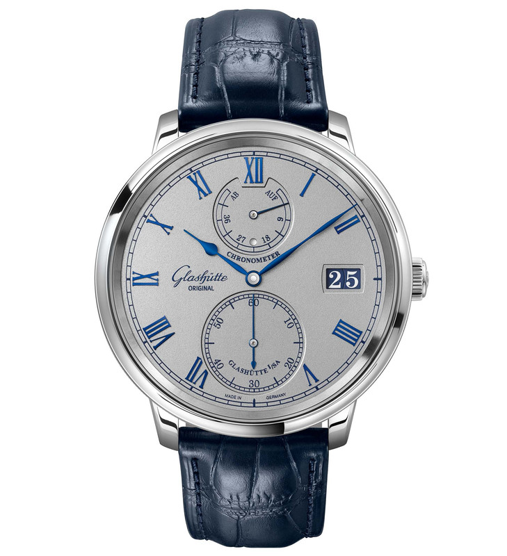 Glashutte-Original-Senator-Chronometer-Silver-Blue-Watch-5