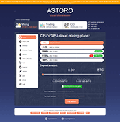 Astoro.io screenshot