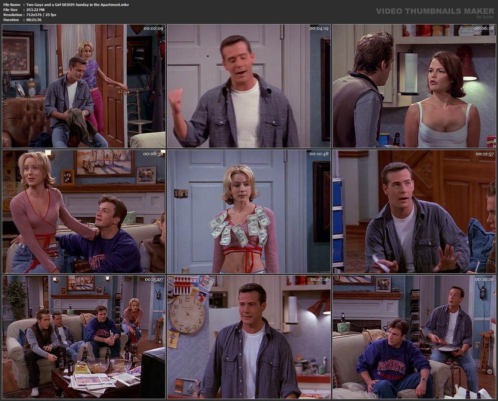 Two Guys and a Girl S03E05 Sunday in the Apartment.mkv