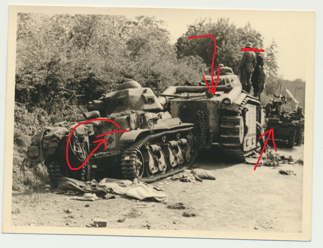 Foto französische Char Hotchkiss Panzer Wehrmach