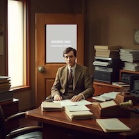 Sam Corsair in his office