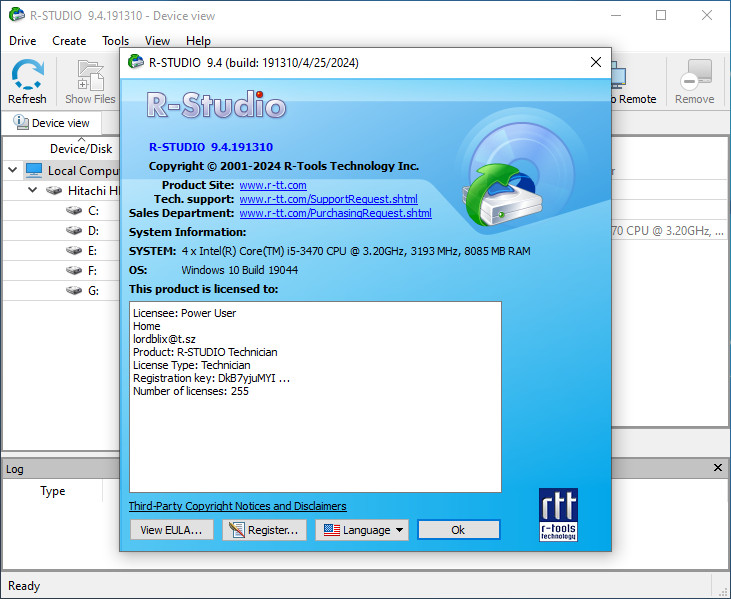 R-Studio Network & Technician v9.4 Build 191310  2024-05-03-151947