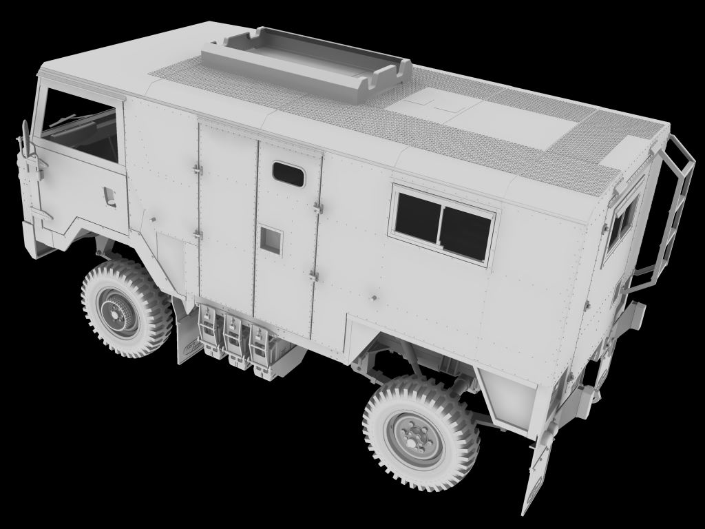 35th Scale Land Rovers Models Design for 3D Printing. - Work in ...