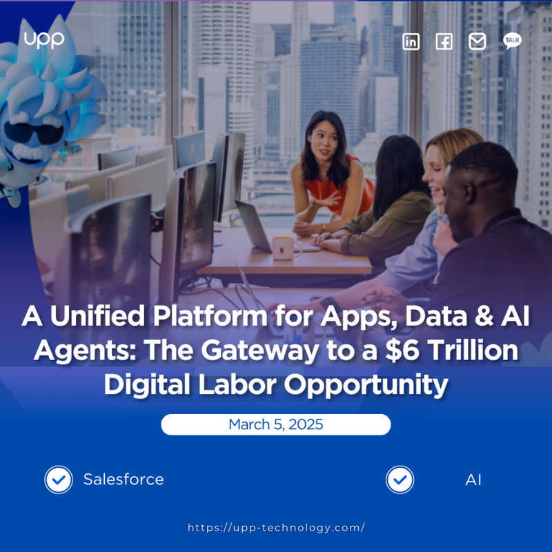 A Unified Platform for Apps, Data & AI Agents: The Gateway to a $6 Trillion Digital Labor Opportunity