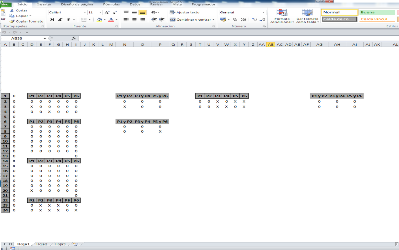 Debajo de zona central esta como se hizo el formato condicional,