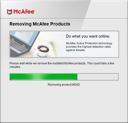 McAfee Consumer Product Removal Tool 10.3.145