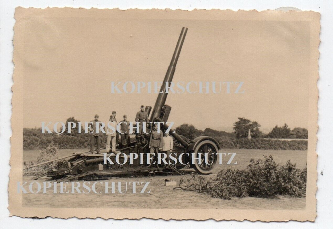 Frankreich Atlantik Stellung Mörser Geschütz Kanone Langrohr Soldat