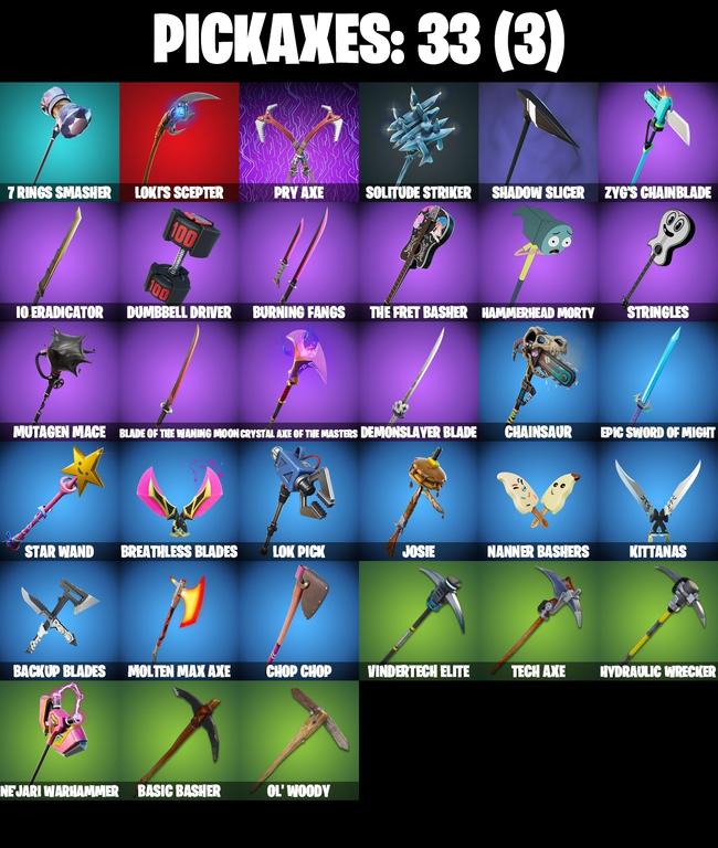 pickaxes comp