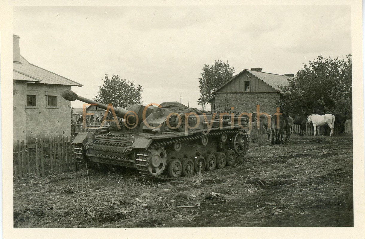 StuG Sturmgeschütz Panzer Tank Langrohr Russland