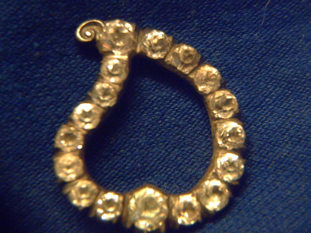 pewter brooch glass stones 001