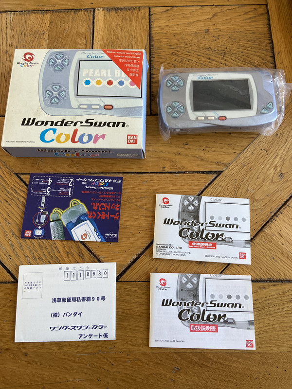 [VENDUE] Wonderswan Color version Asia CB27-A6-F3-66-EF-48-F2-9540-1454-BF915542